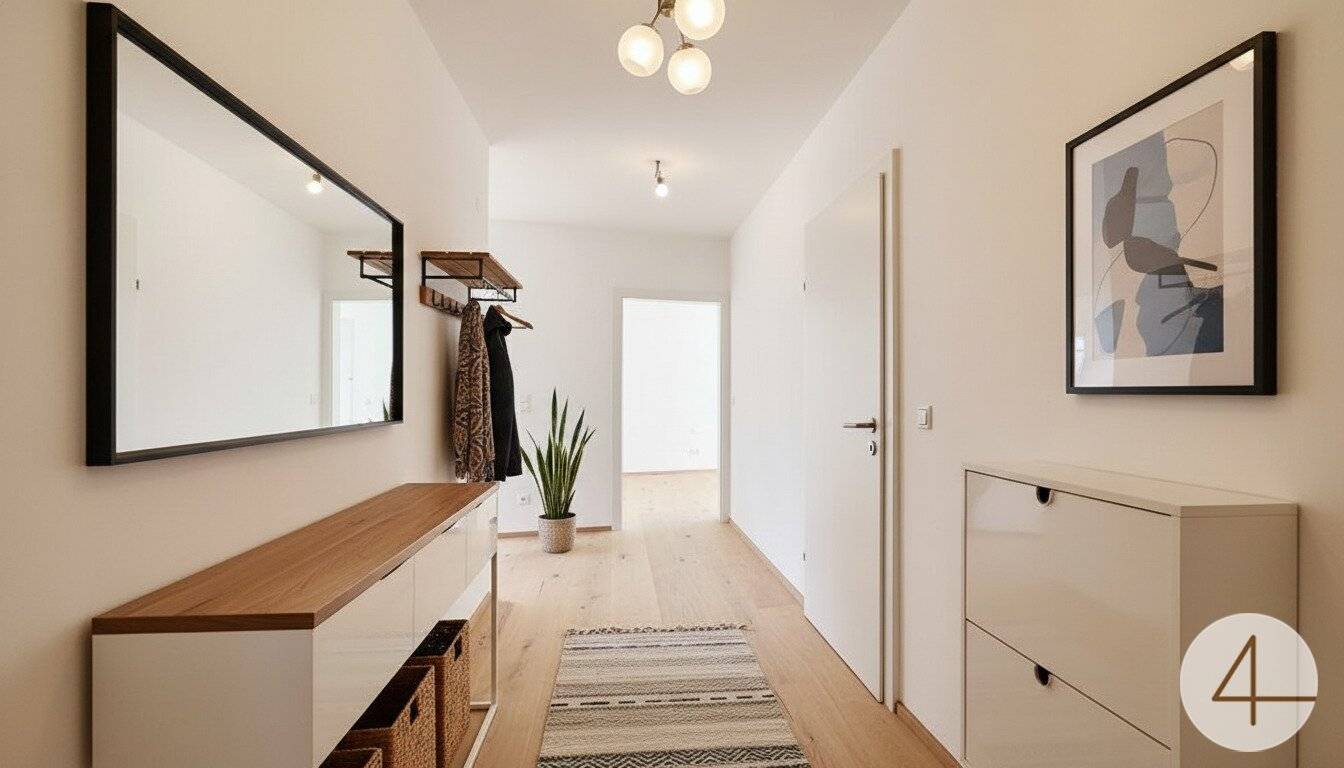 Wohnung ruhige Lage nahe Innenstadt zwei Balkone