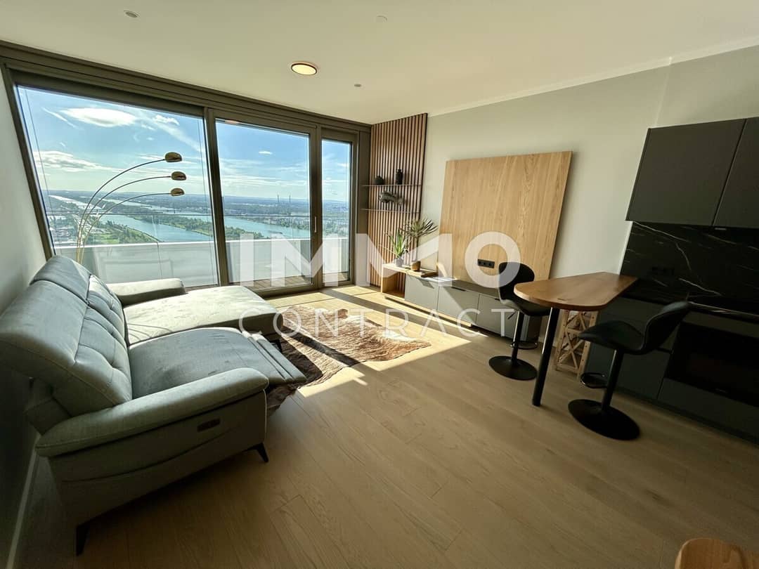 Furnished apartment with Danube view and pool