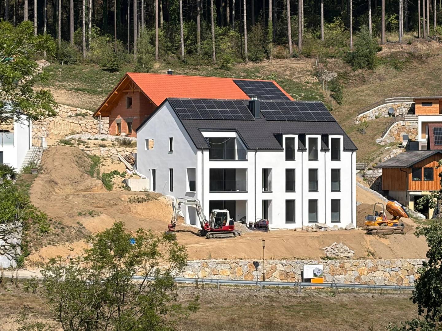 Penthouse mit Dachterrasse und Ausblick