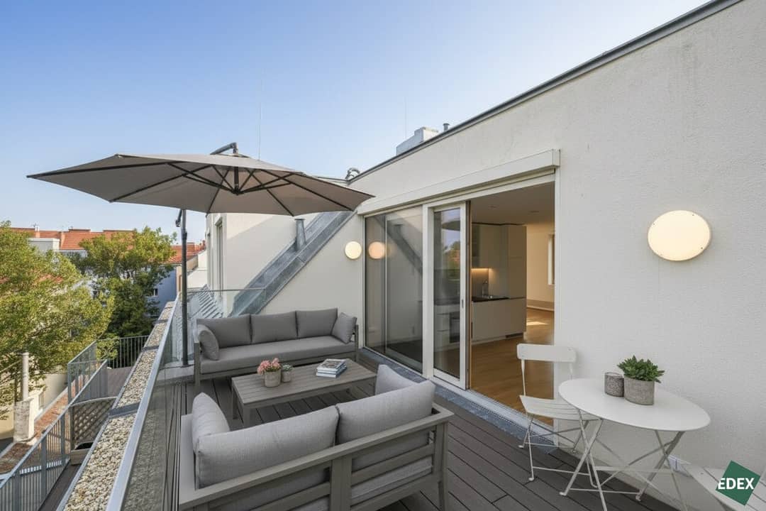 Dachgeschosswohnung Terrasse Neubau Erstbezug