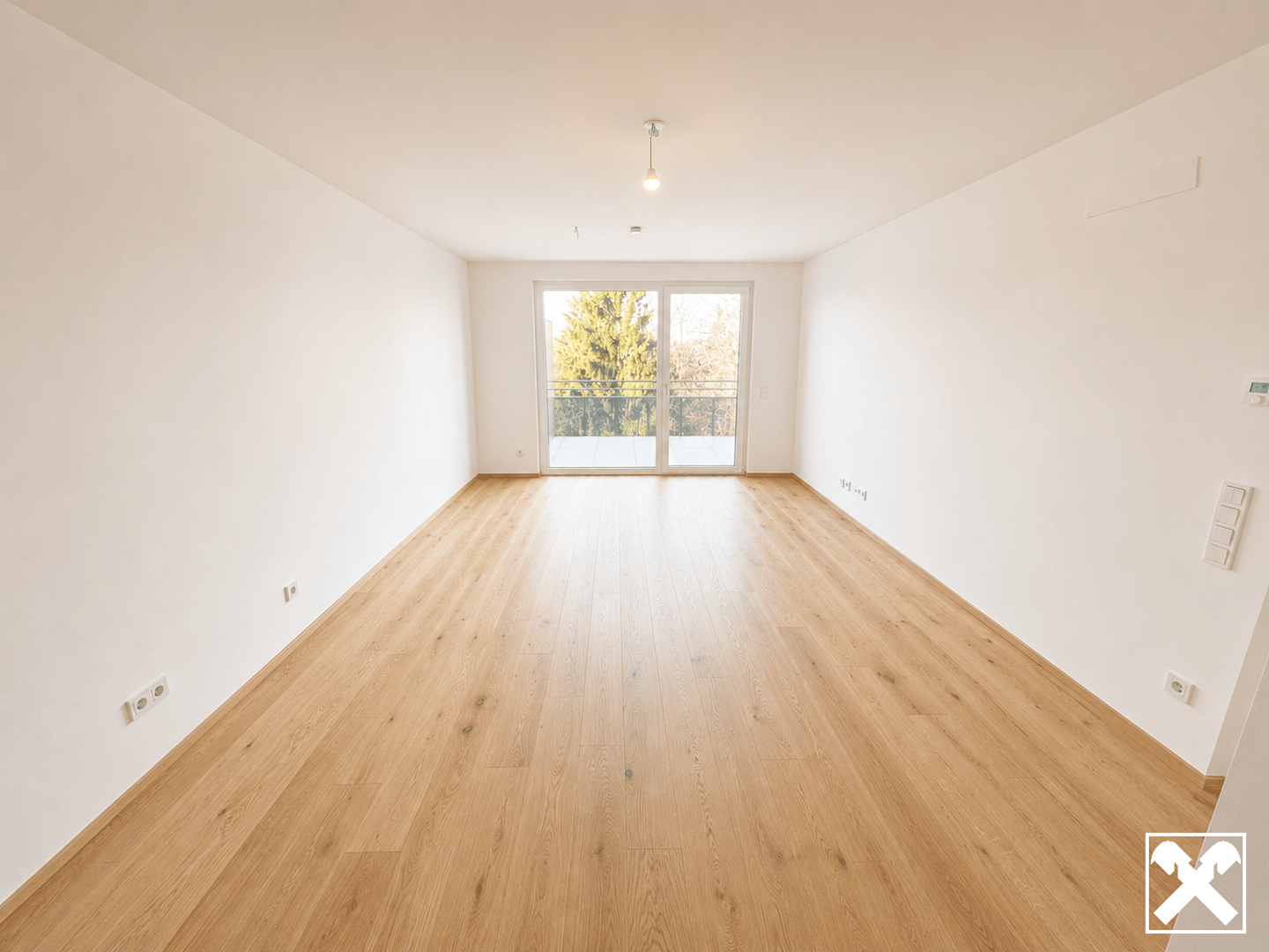 Wohnung mit Terrasse und Blick ins Grüne