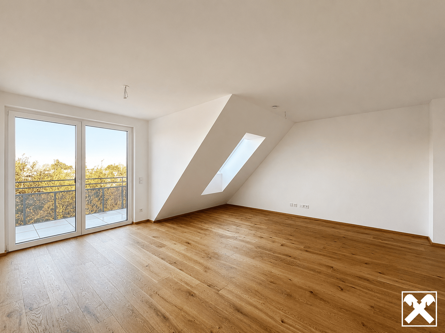Wohnung mit Terrasse und Grünblick modern