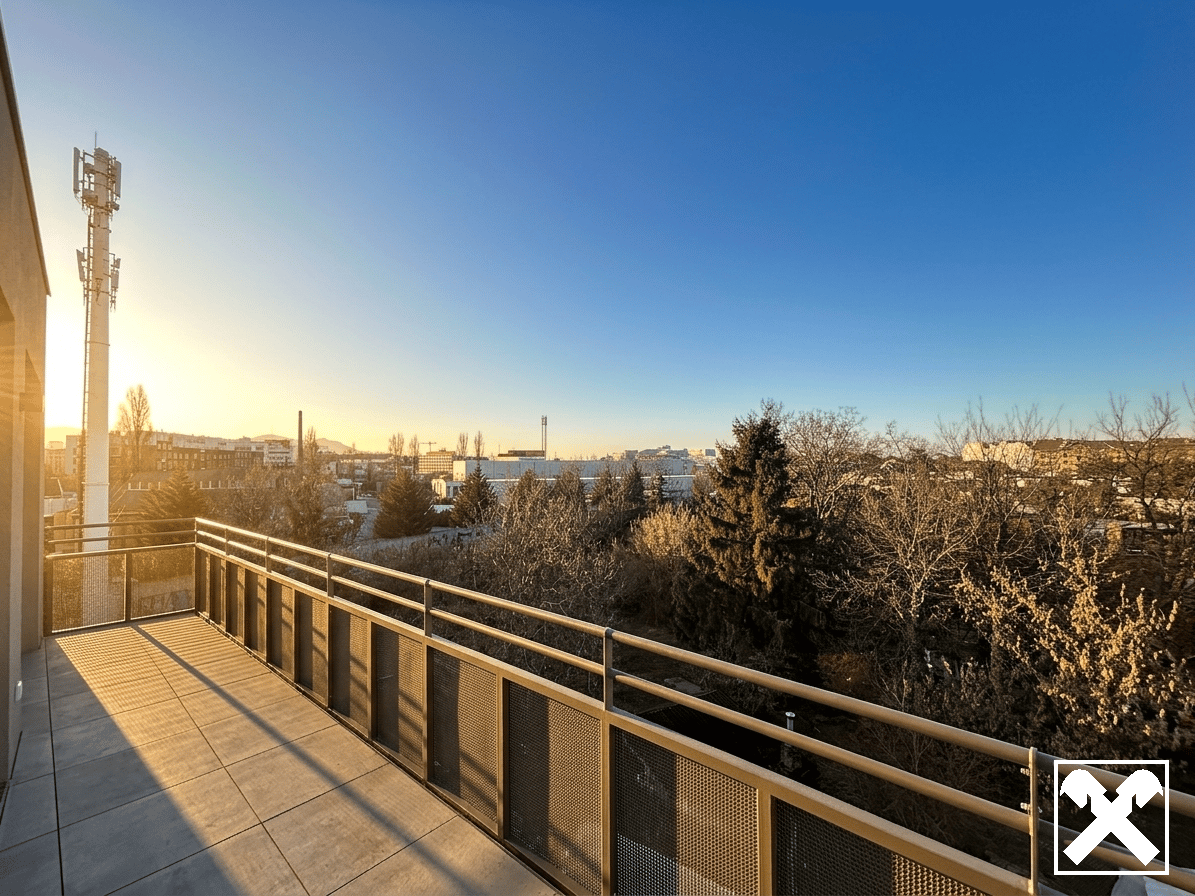 Wohnung mit Terrasse und Grünblick modern