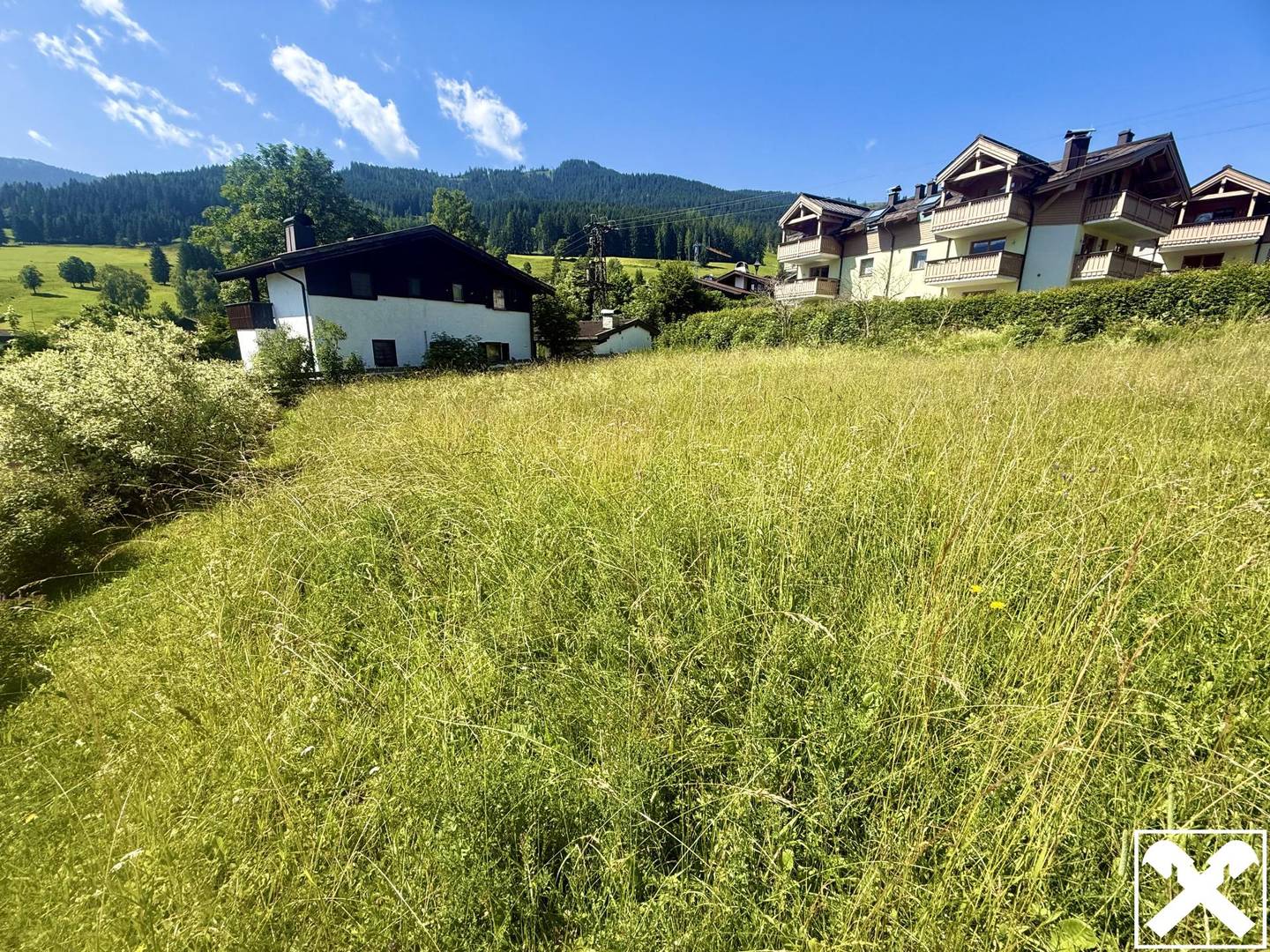 Sonniges Baugrundstück in Leogang - 854 m², nahe Steinbergbahn