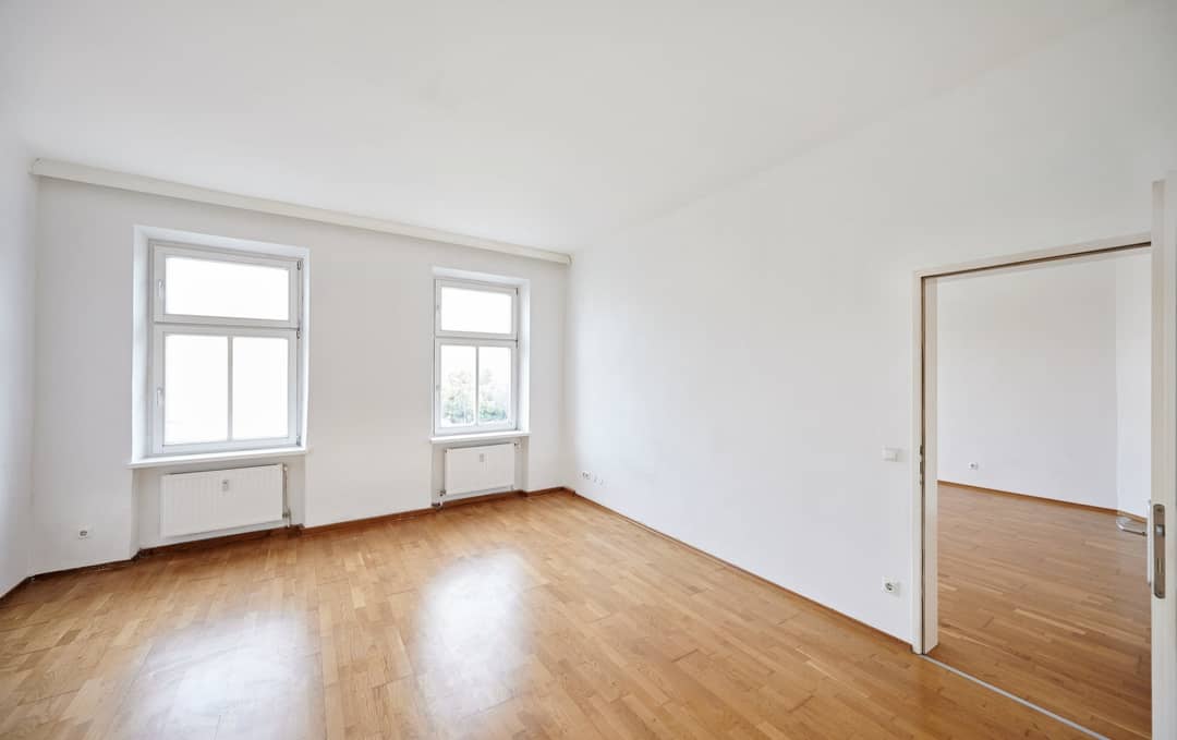 Bright light filled home in a renovated old building with elevator