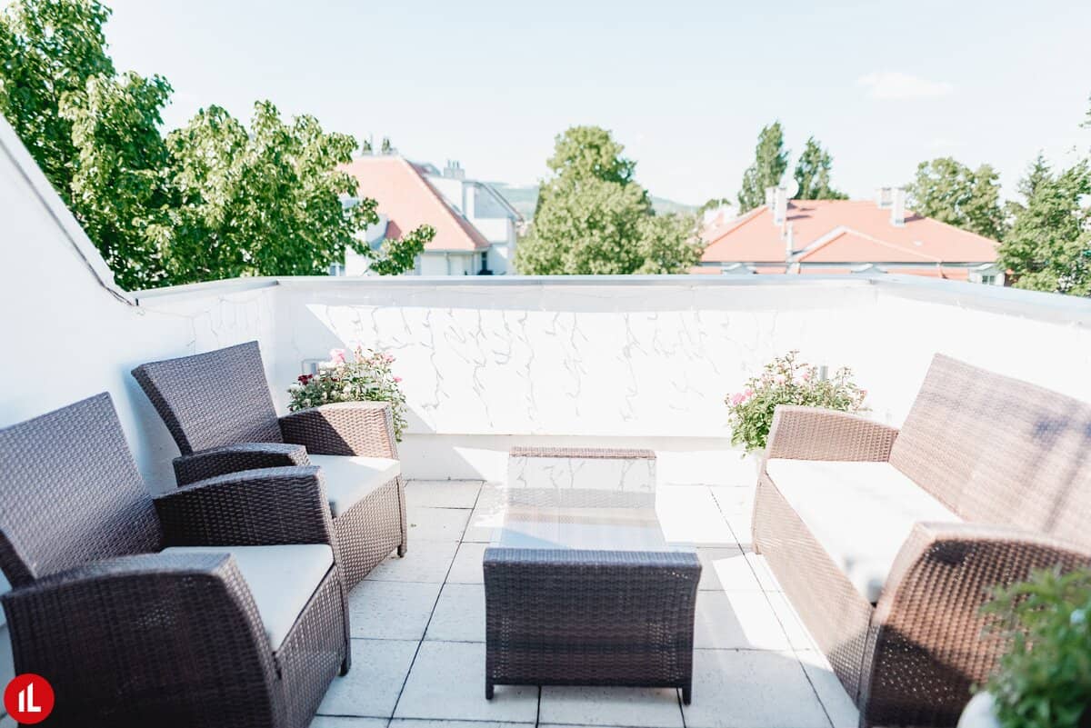 Dachgeschosswohnung mit Terrasse und Weitblick
