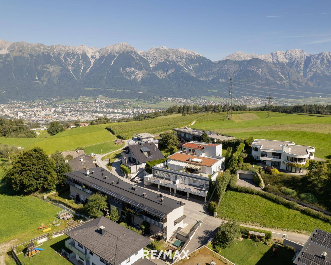 Apartment with unobstructed mountain panorama and terrace