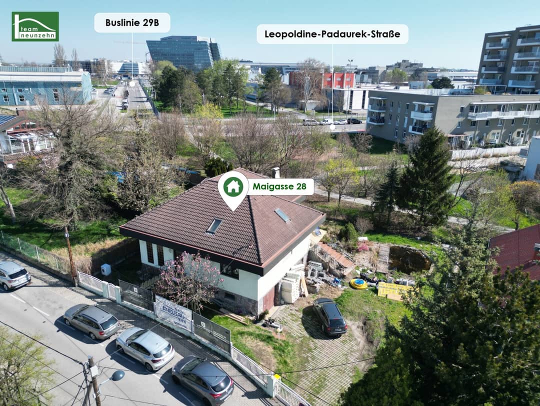 Exklusive Einfamilienhäuser in idyllischer Lage eines charmanten Wohnviertels des 21. Bezirks!