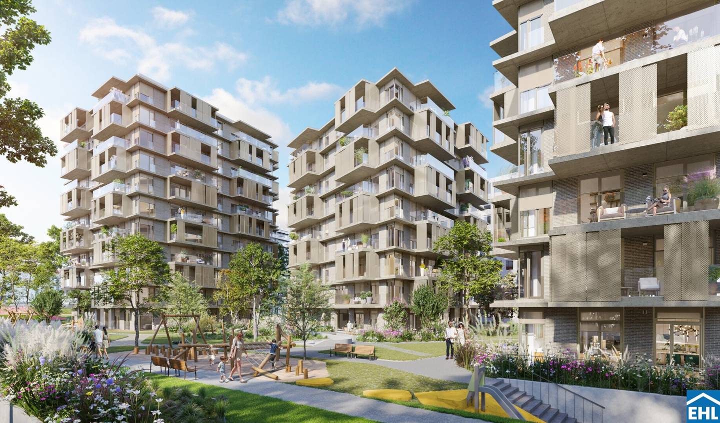 Vorsorgewohnung im Village im Dritten mit Park und Tiefgarage