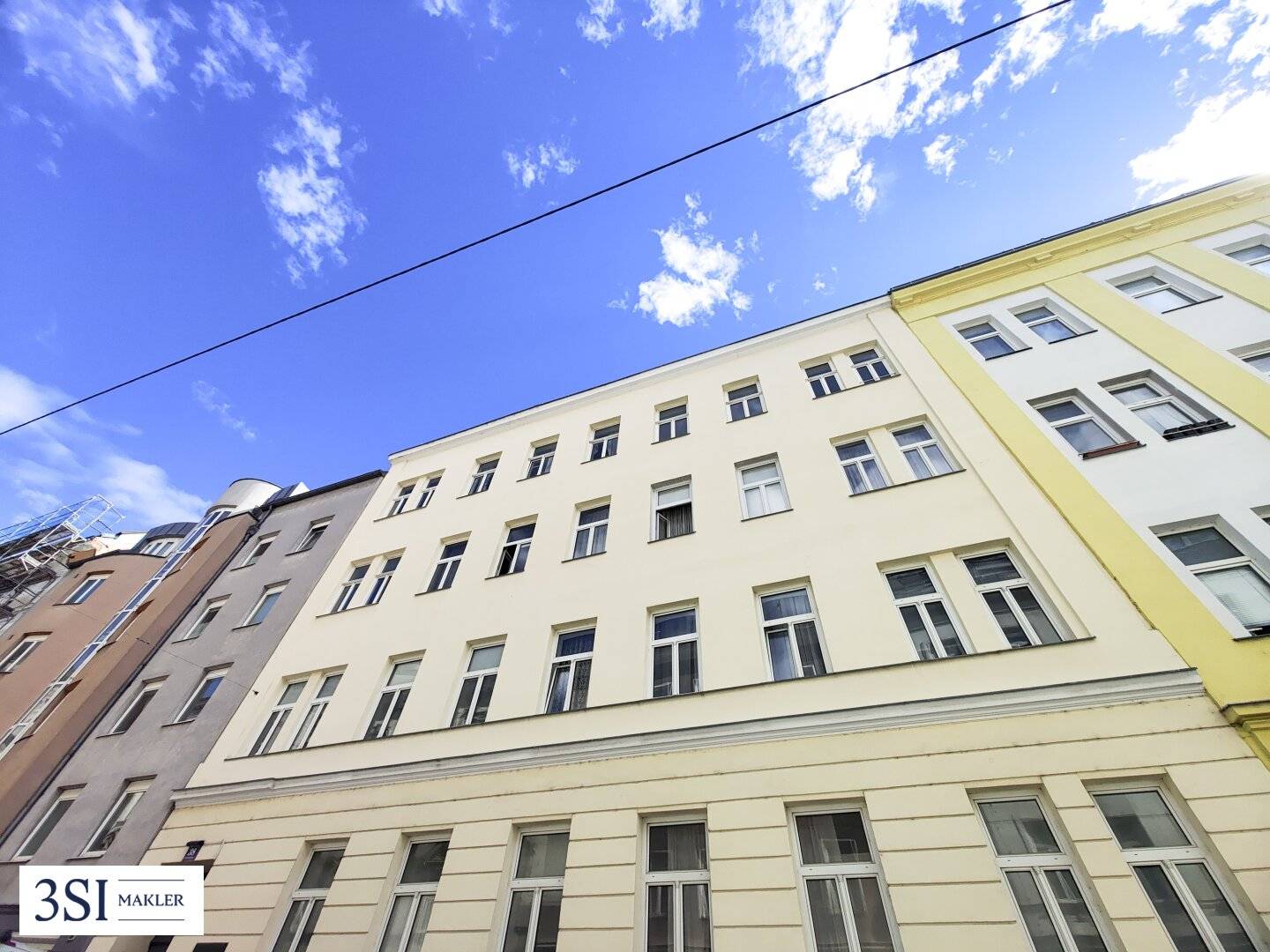 Attic apartment with development study in historic building