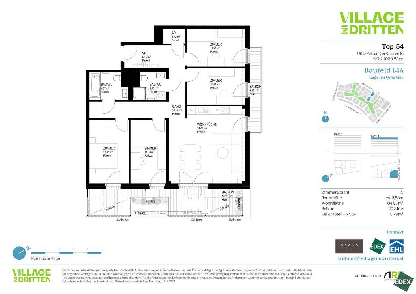 VILLAGE IM DRITTEN - 5-Zimmer-Wohnung