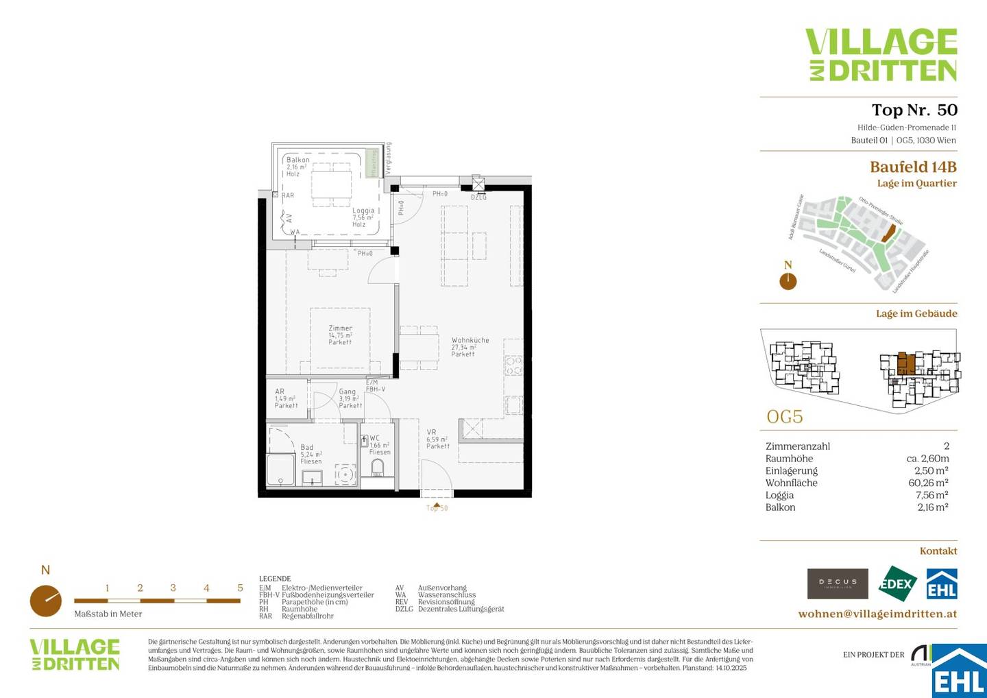 New build apartment first occupancy commission free