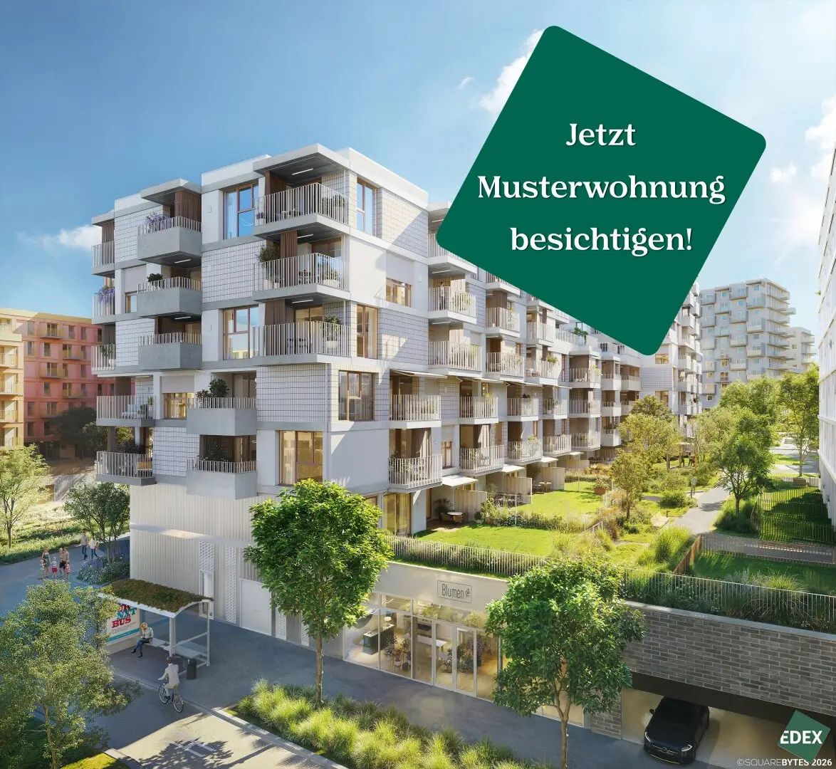 VILLAGE IM DRITTEN | Neubau-Eigentumswohnungen mit Balkon, Loggia und Garten