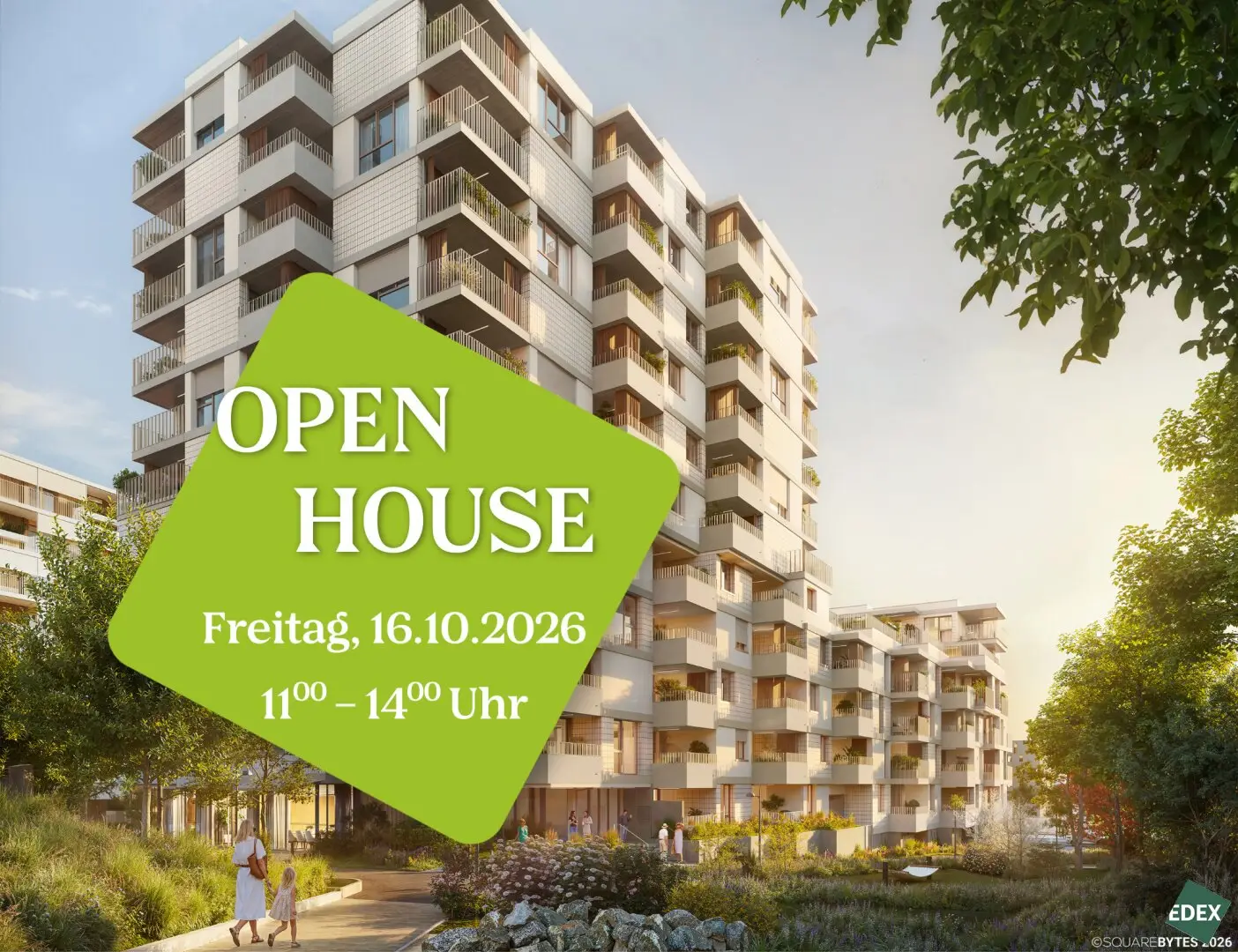 VILLAGE IM DRITTEN | New-build apartments with balcony, loggia and garden