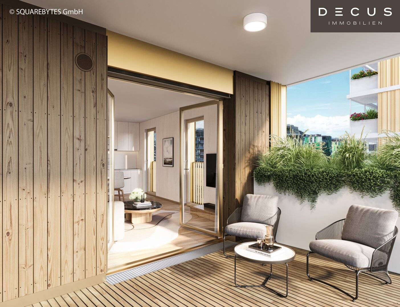 Wohnung mit Balkon & Garten in BF 14A Village im Dritten Wien 1030