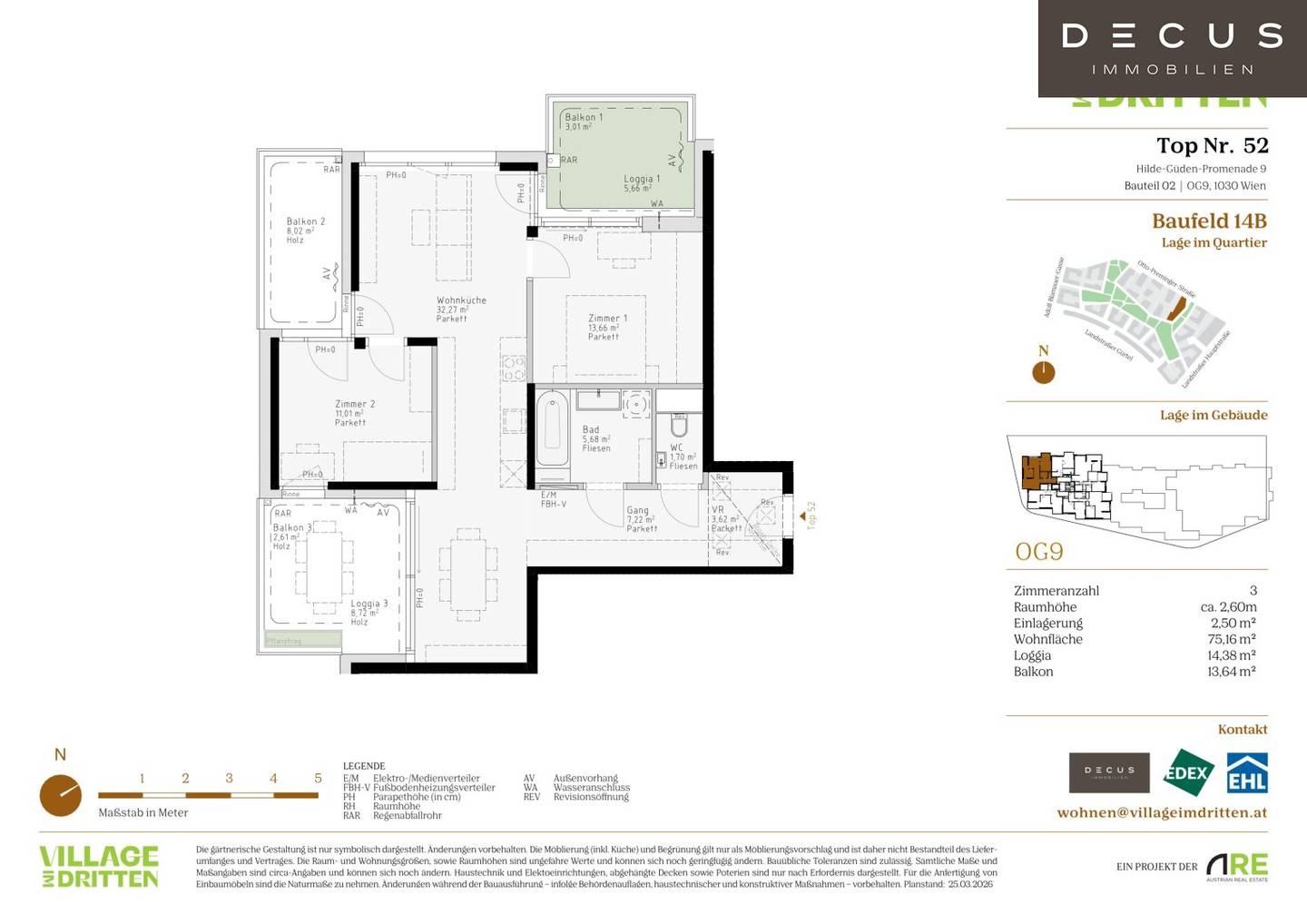 New build apartment with loggia well laid out