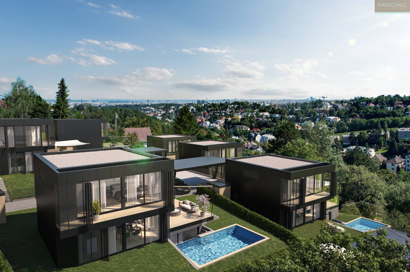 Stylish single-family house with a view in Döbling