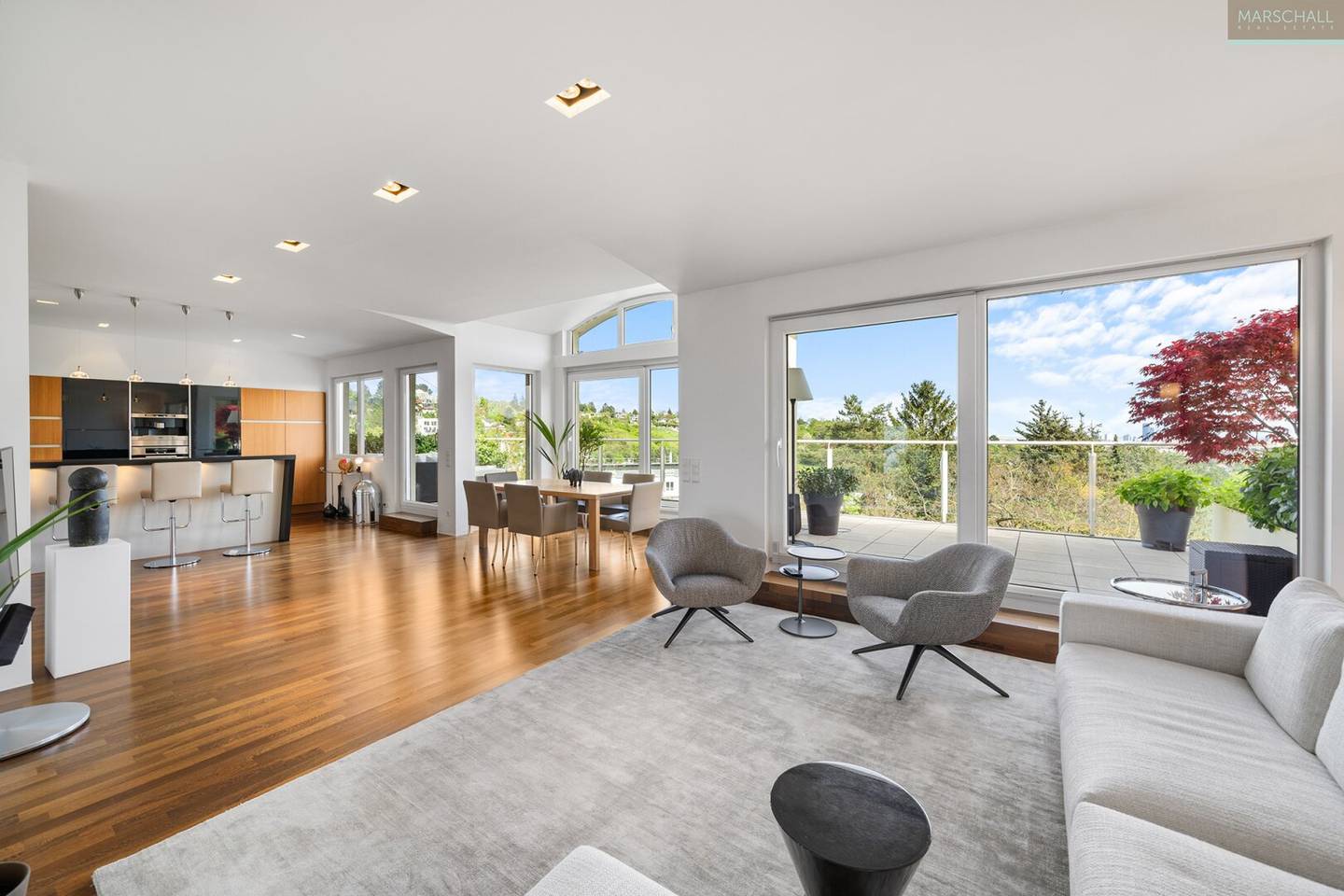 Penthouse city view in top Pötzleinsdorf sauna