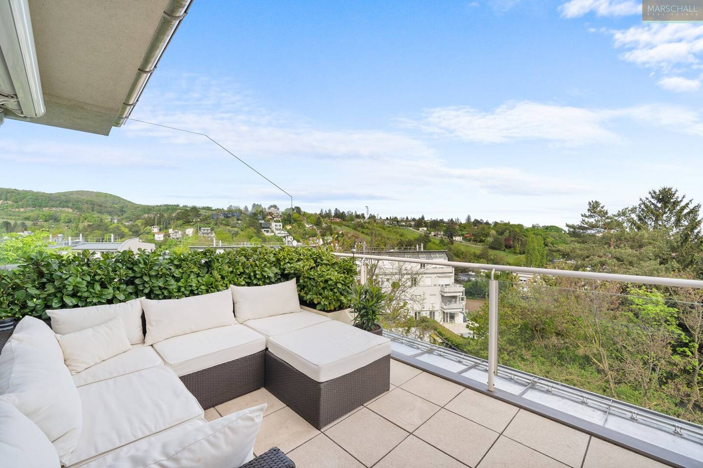 Penthouse city view in top Pötzleinsdorf sauna