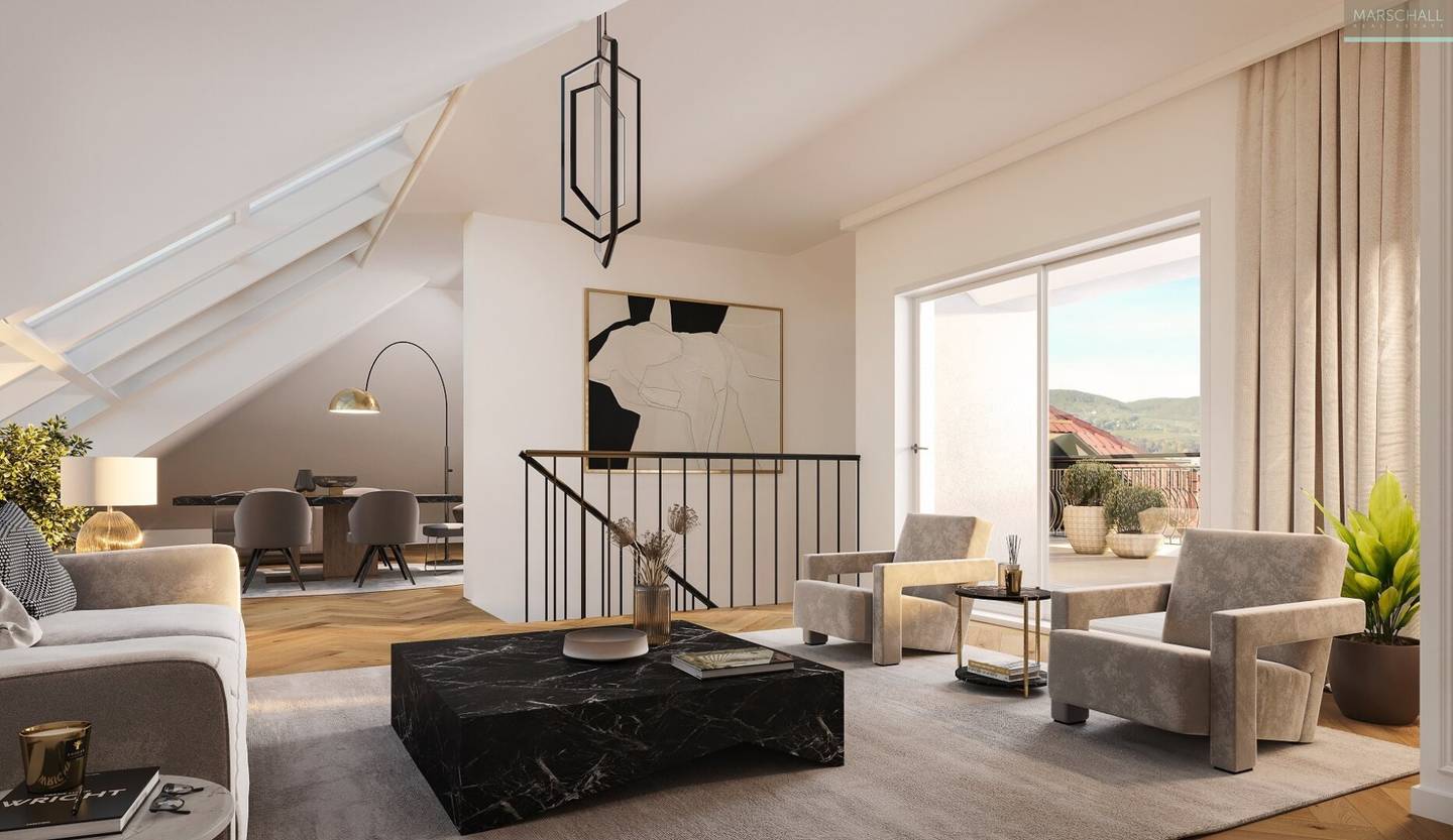 Penthouse in Döbling with Terrace and Garage