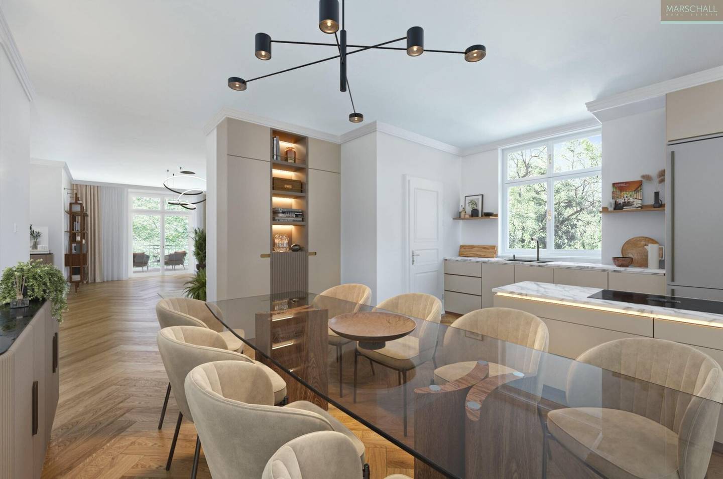 Penthouse in Döbling with Terrace and Garage