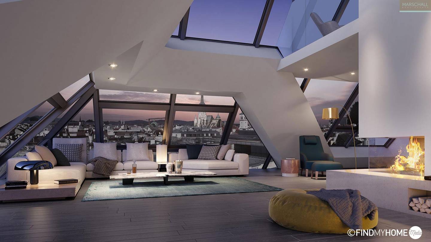 Penthouse Vienna center Stadtpark rooftop pool