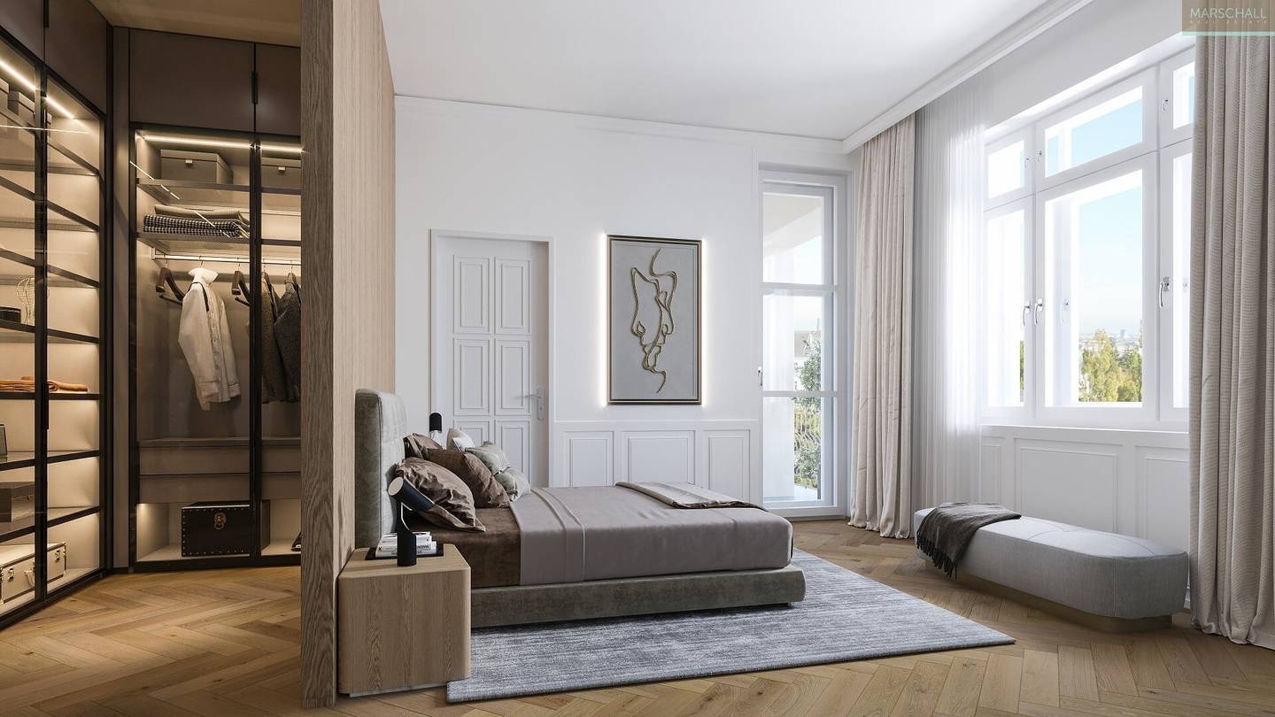 Apartment with terrace in stylish prewar building in top location