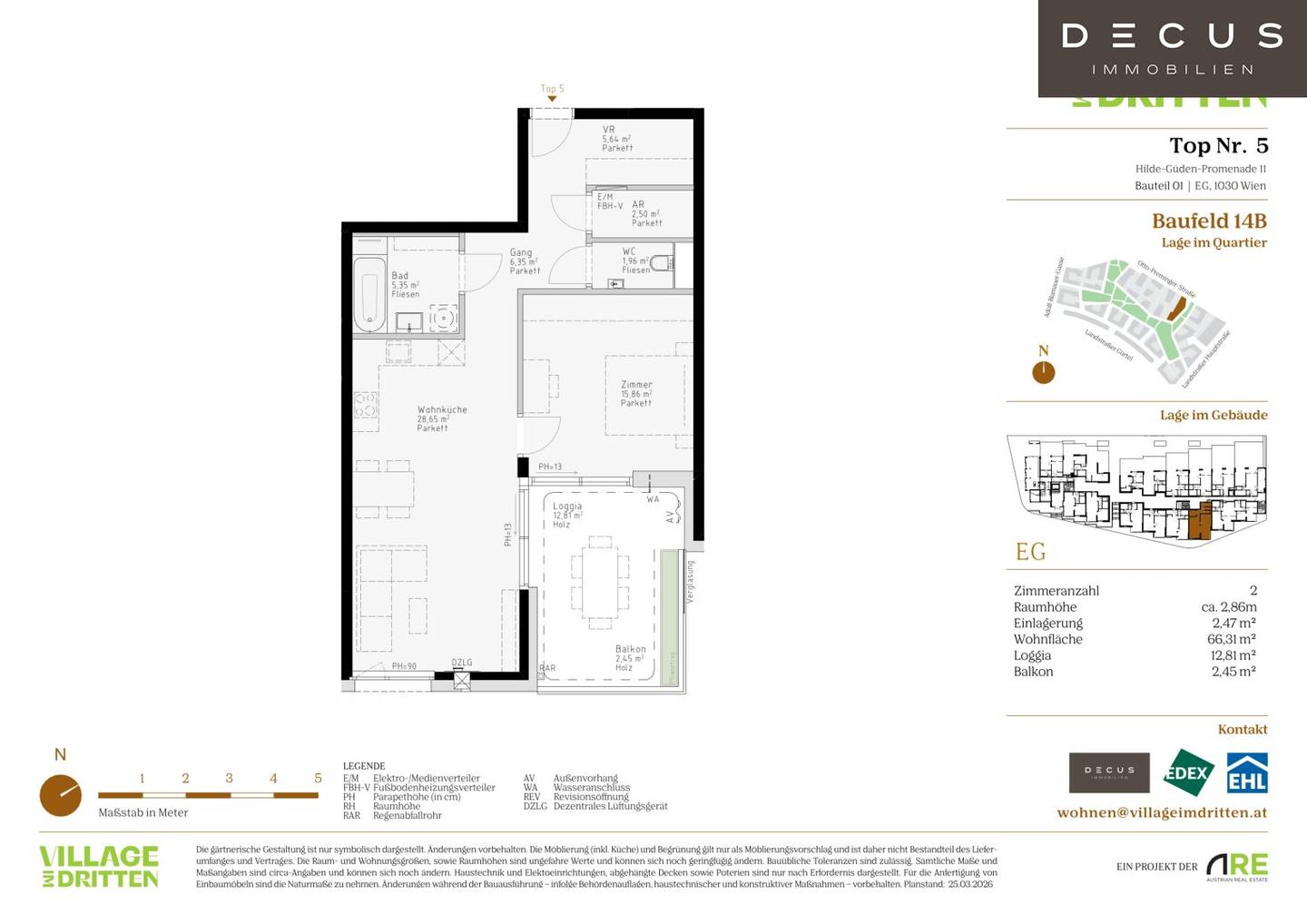 Provisionsfrei Neubau Wohnung mit Loggia