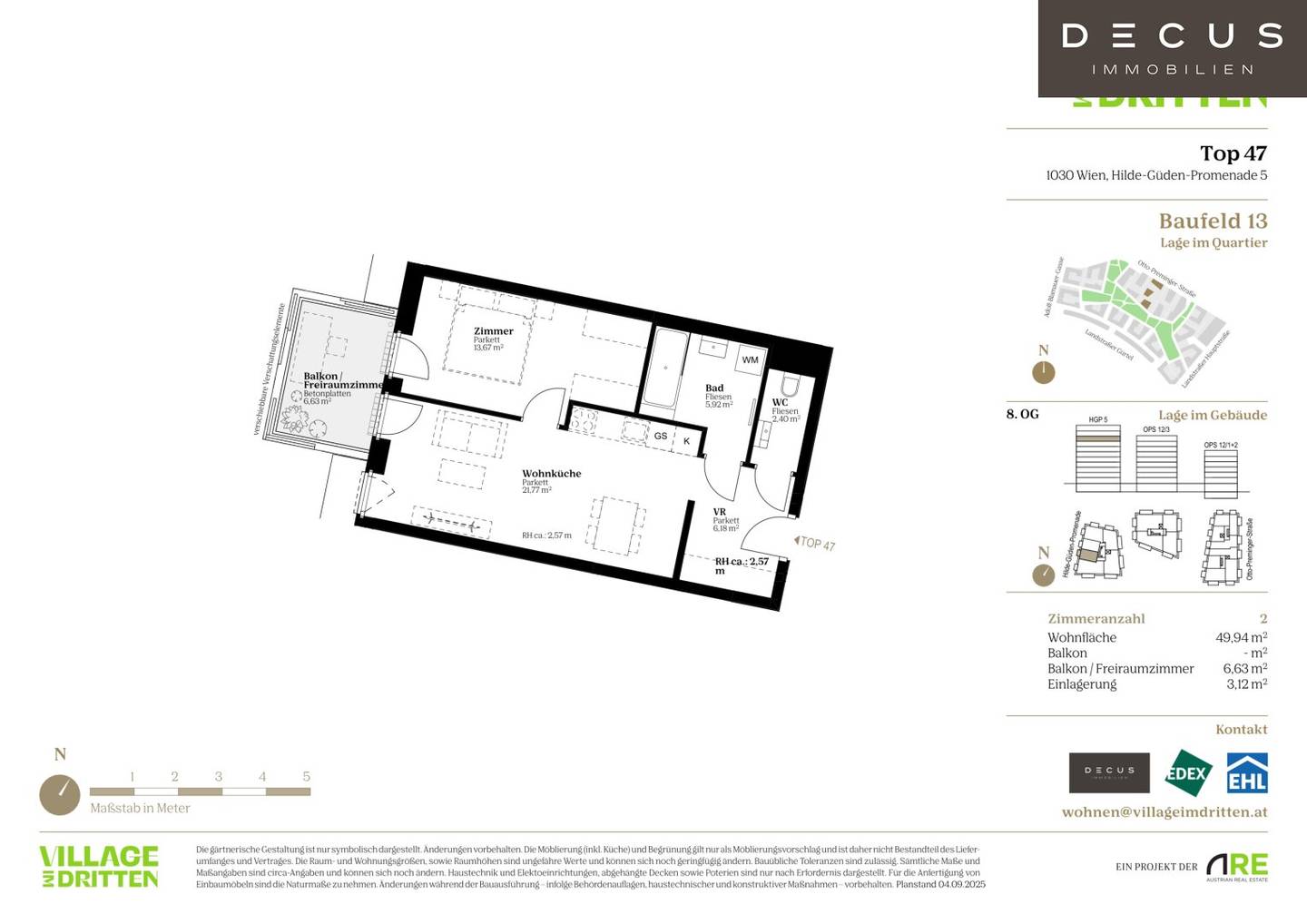 VILLAGE IM DRITTEN + BAUFELD 13 + ERSTBEZUG + EIGENTUMSWOHNUNGEN + STADTQUARTIER IM DRITTEN