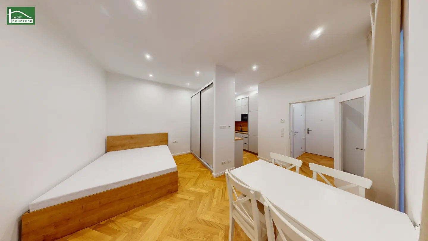 Furnished 1 room apartment All inclusive rent Central connection 6 months fixed term