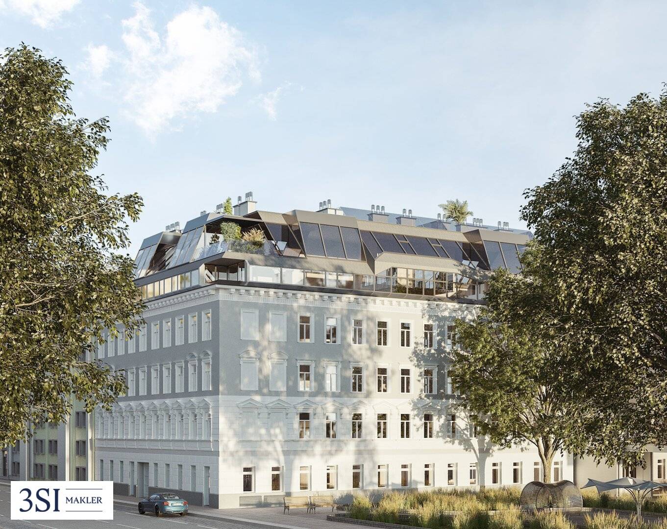 Baubewilligter Rohdachboden in prachtvollem Eckzinshaus in gefragter Wohnlage