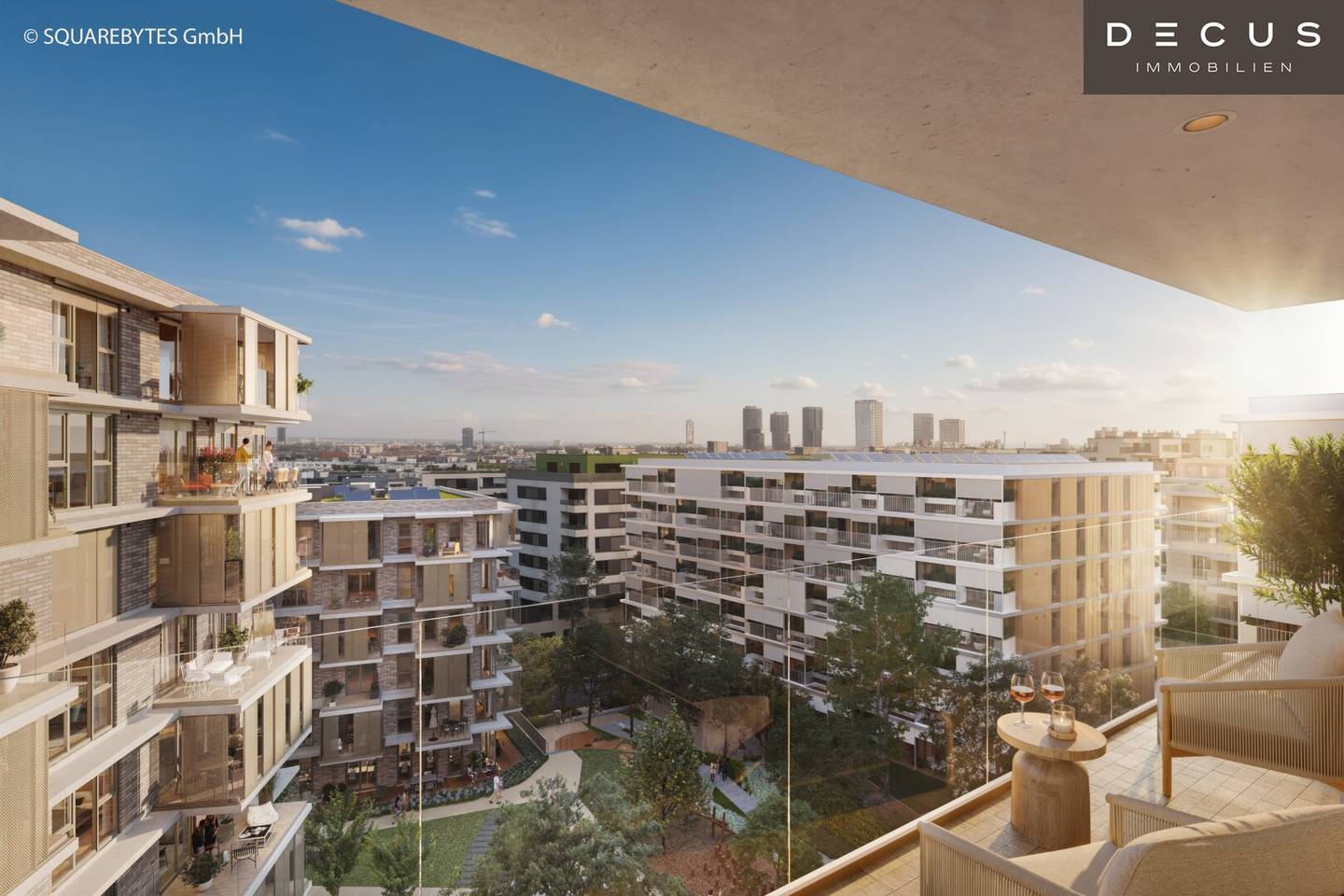DREI ZIMMER + BAUFELD 13 + ERSTBEZUG + EIGENTUMSWOHNUNGEN + STADTQUARTIER IM DRITTEN