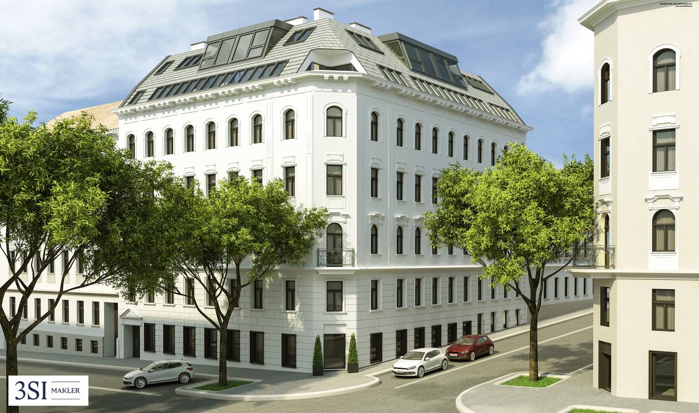 Wohnung Rohdachboden mit Ausbaustudie nahe U3
