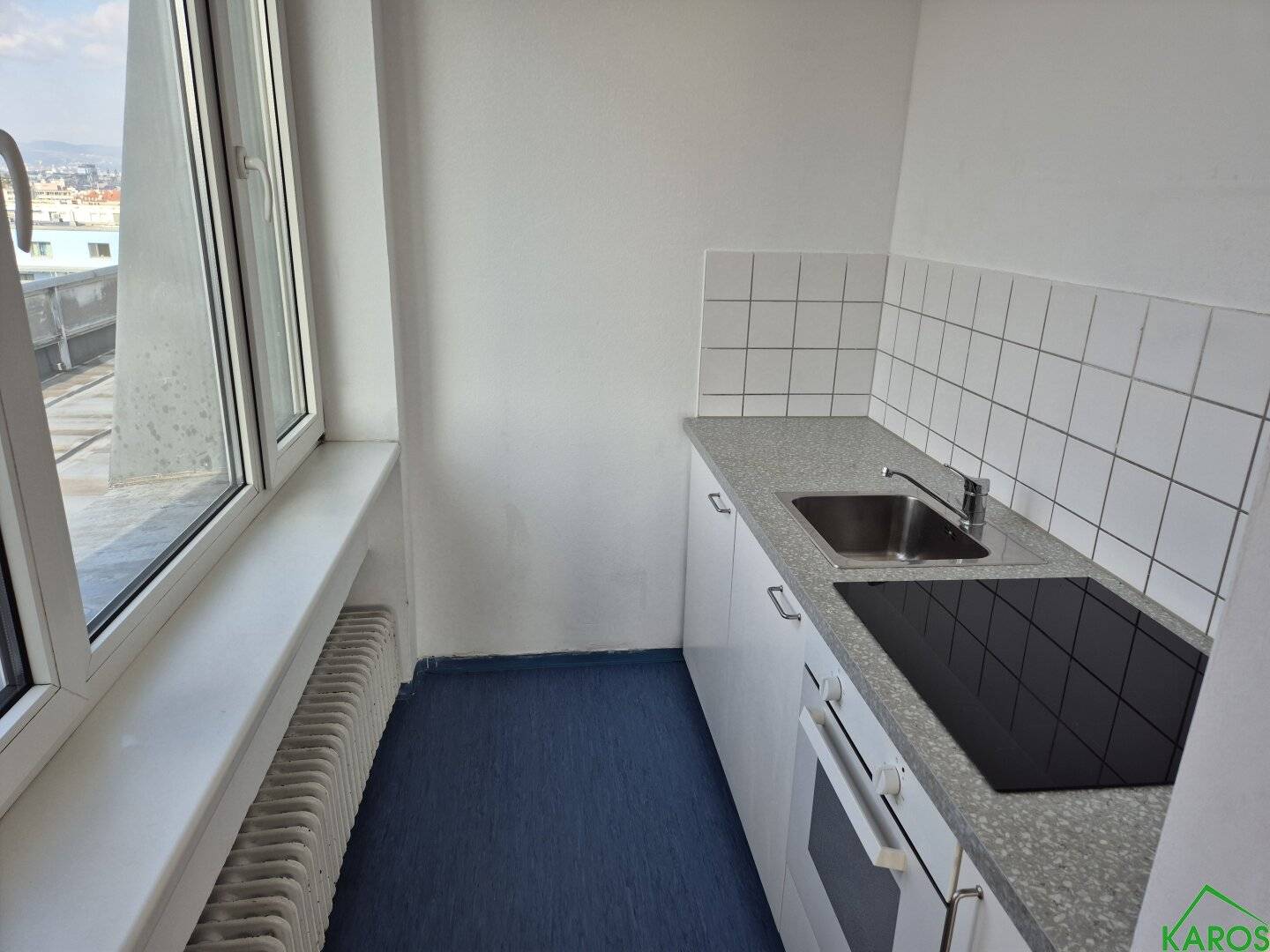 Wohnung mit Fernblick und offener Küche