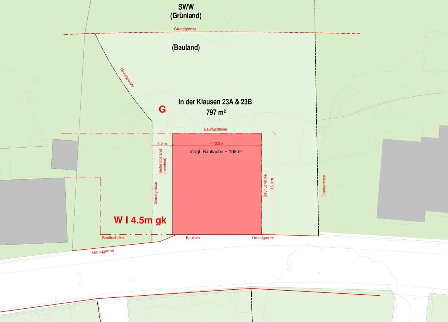 Nature Lover! Large building plot in an exceptional villa woodland-edge location at the edge of the Lainzer Tiergarten Nature Reserve