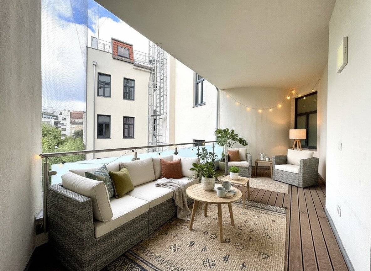 Sanierte Altbauwohnung mit Hofloggia - 3 Zimmer am Rennweg, Wien
