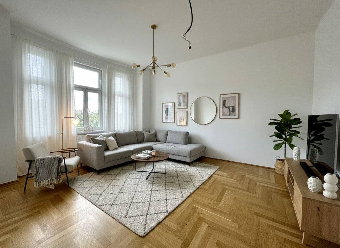 Sanierte Altbauwohnung mit Hofloggia - 3 Zimmer am Rennweg, Wien
