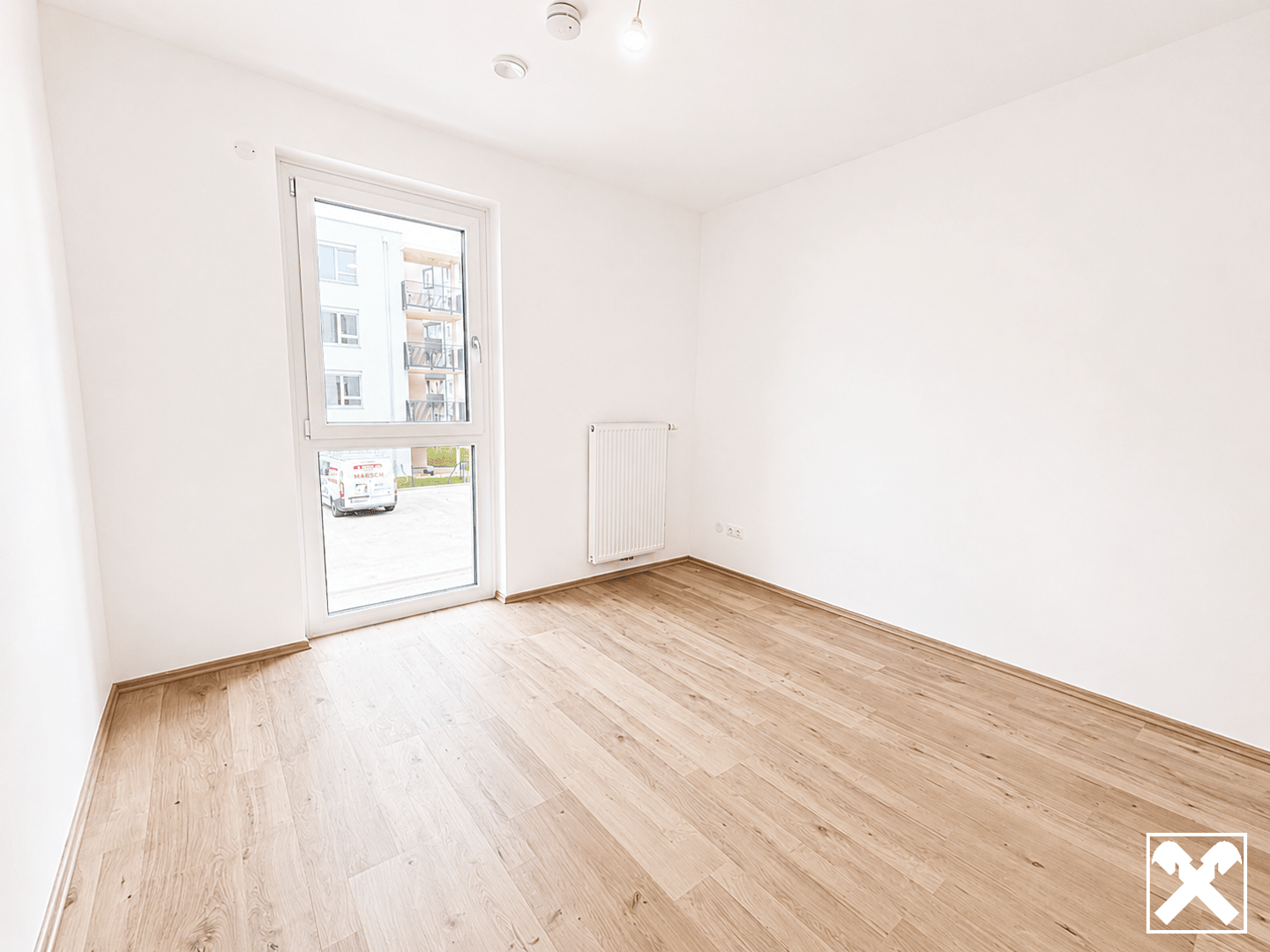 Subsidized first occupancy balcony apartment