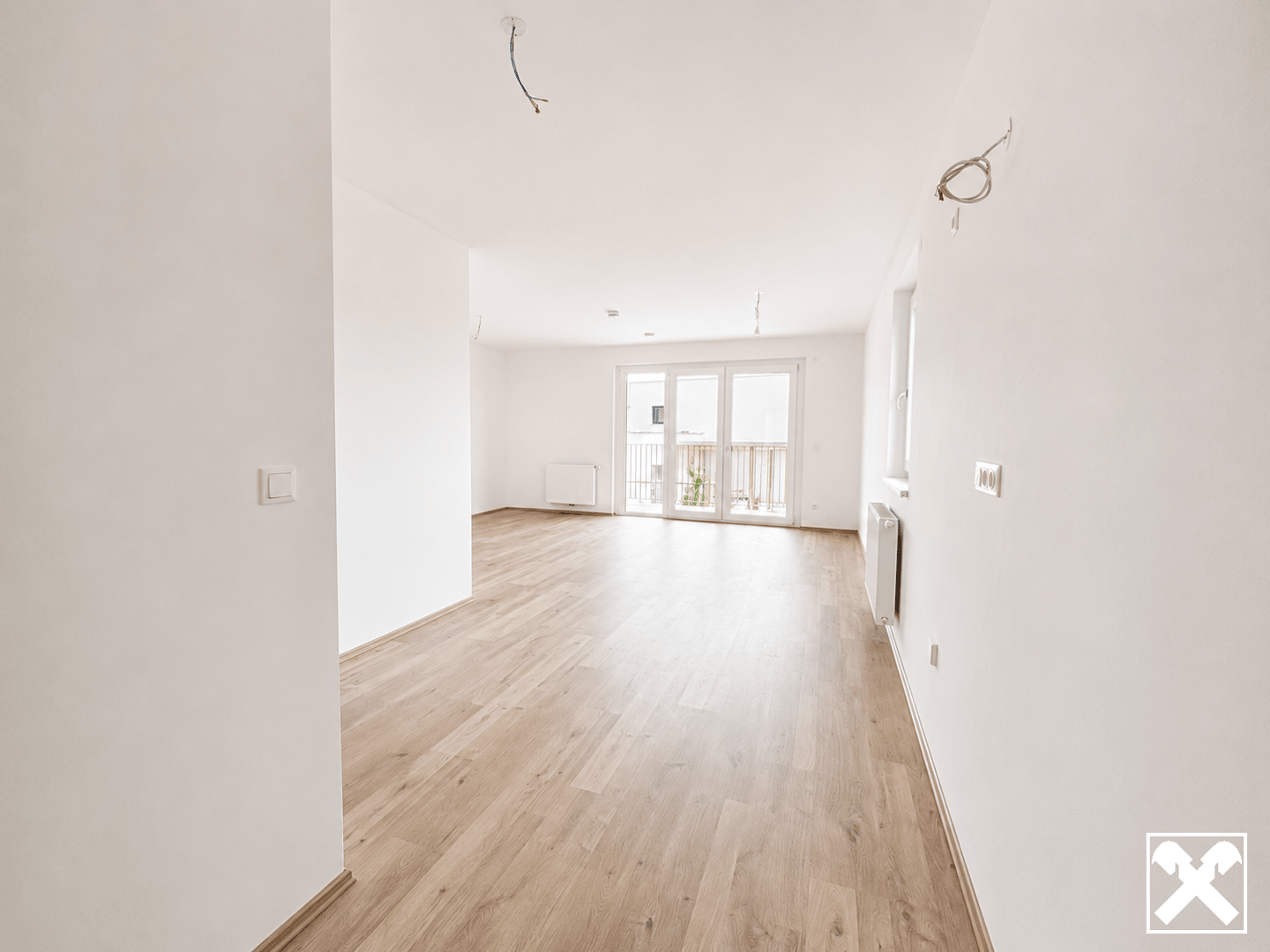 Subsidized first occupancy balcony apartment