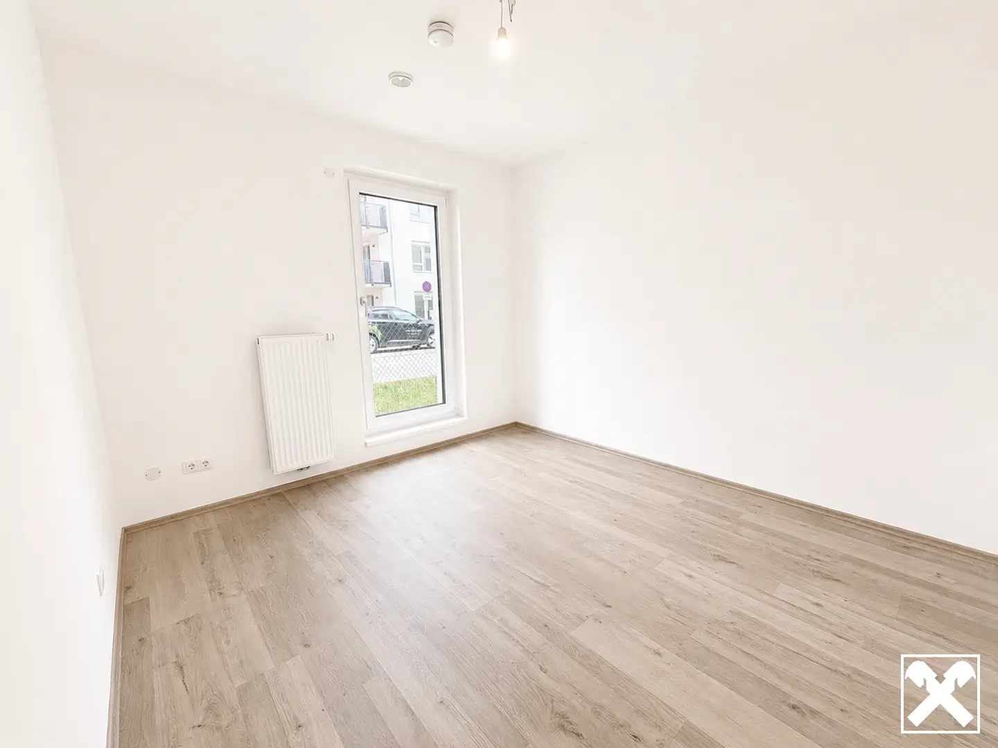 Subsidized first occupancy apartment with garden terrace