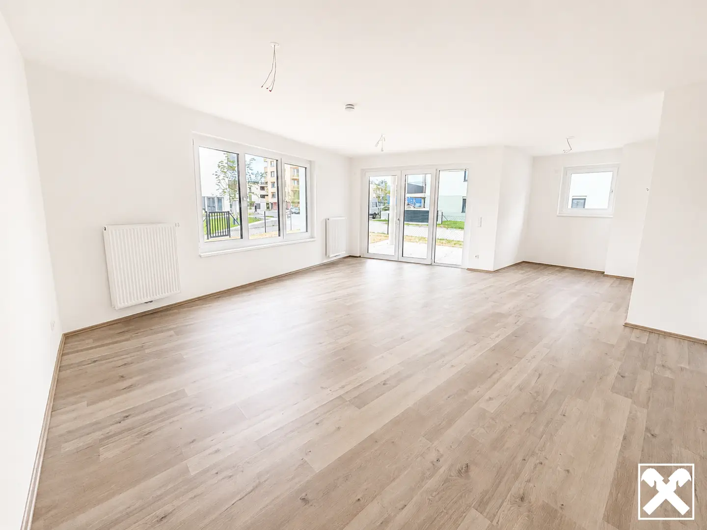 Subsidized first occupancy apartment with garden terrace