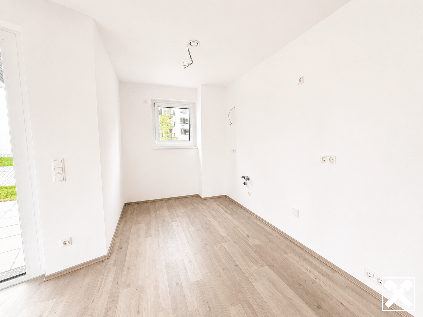 Subsidized first occupancy apartment with garden terrace