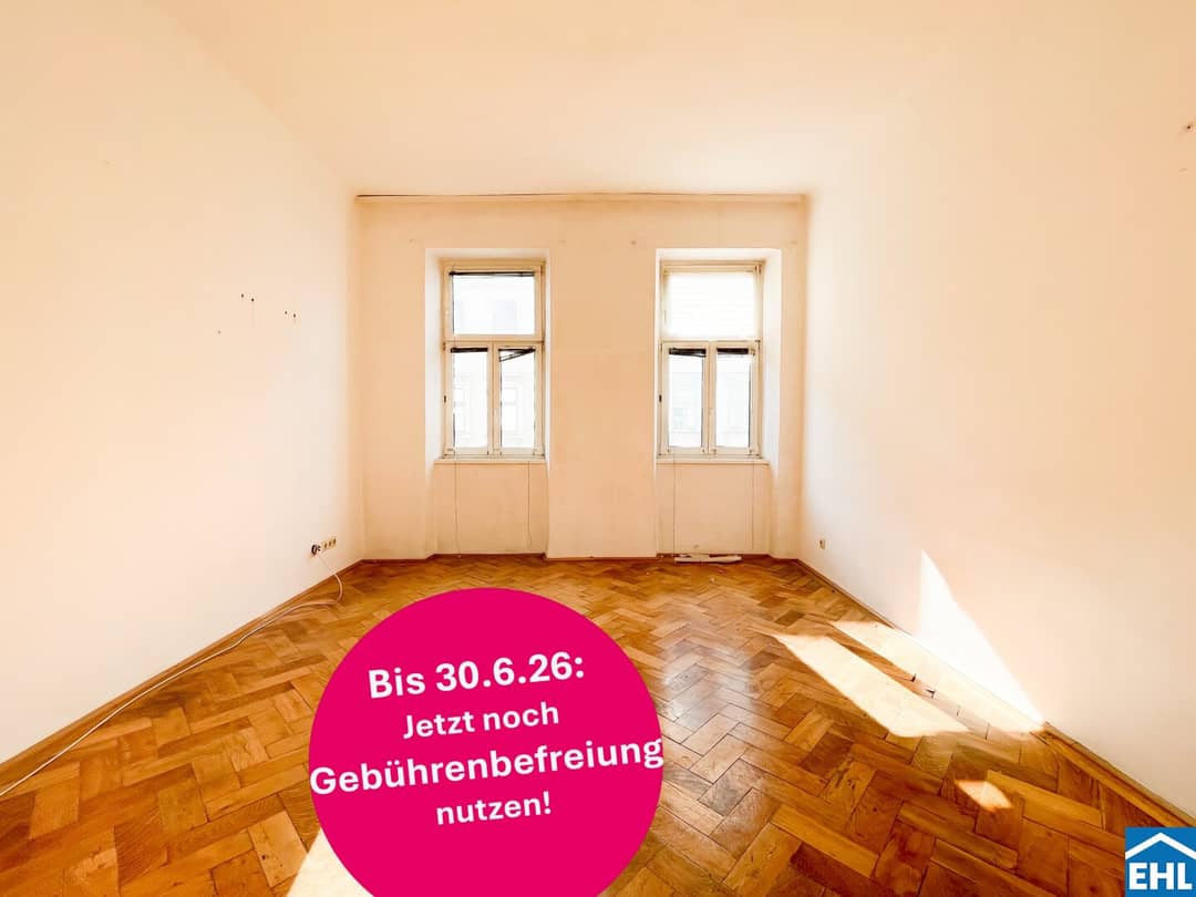 Altbauwohnung mit Gestaltungsspielraum nahe Augarten