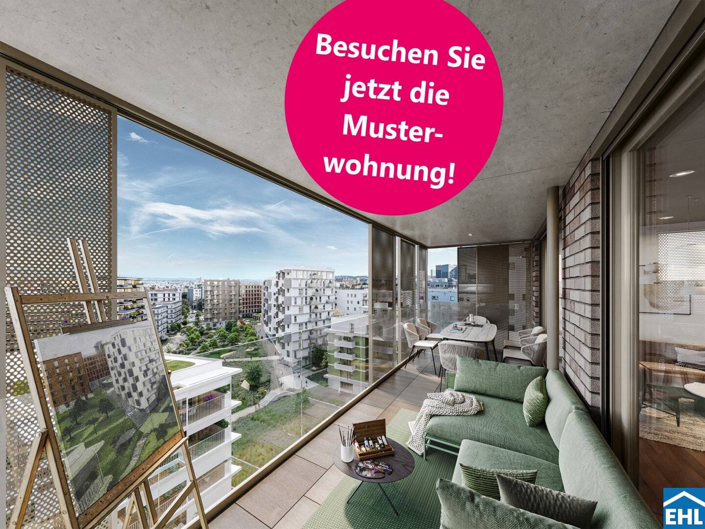 Wohnung im urbanen Village am Bert Brecht Park