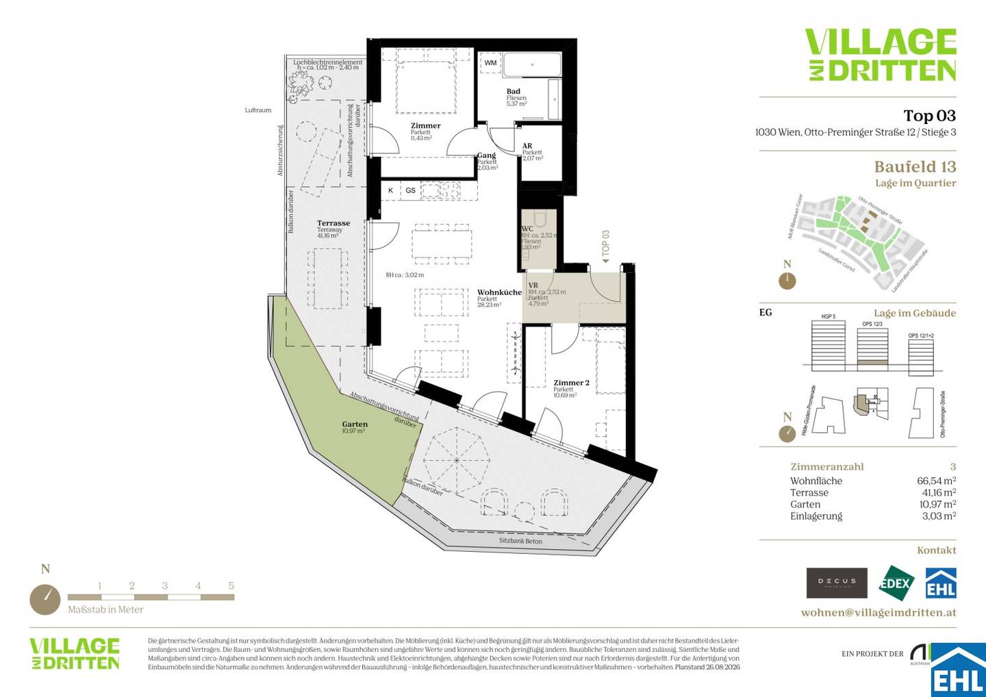 Wohnung Neubau am Bert Brecht Park provisionsfrei