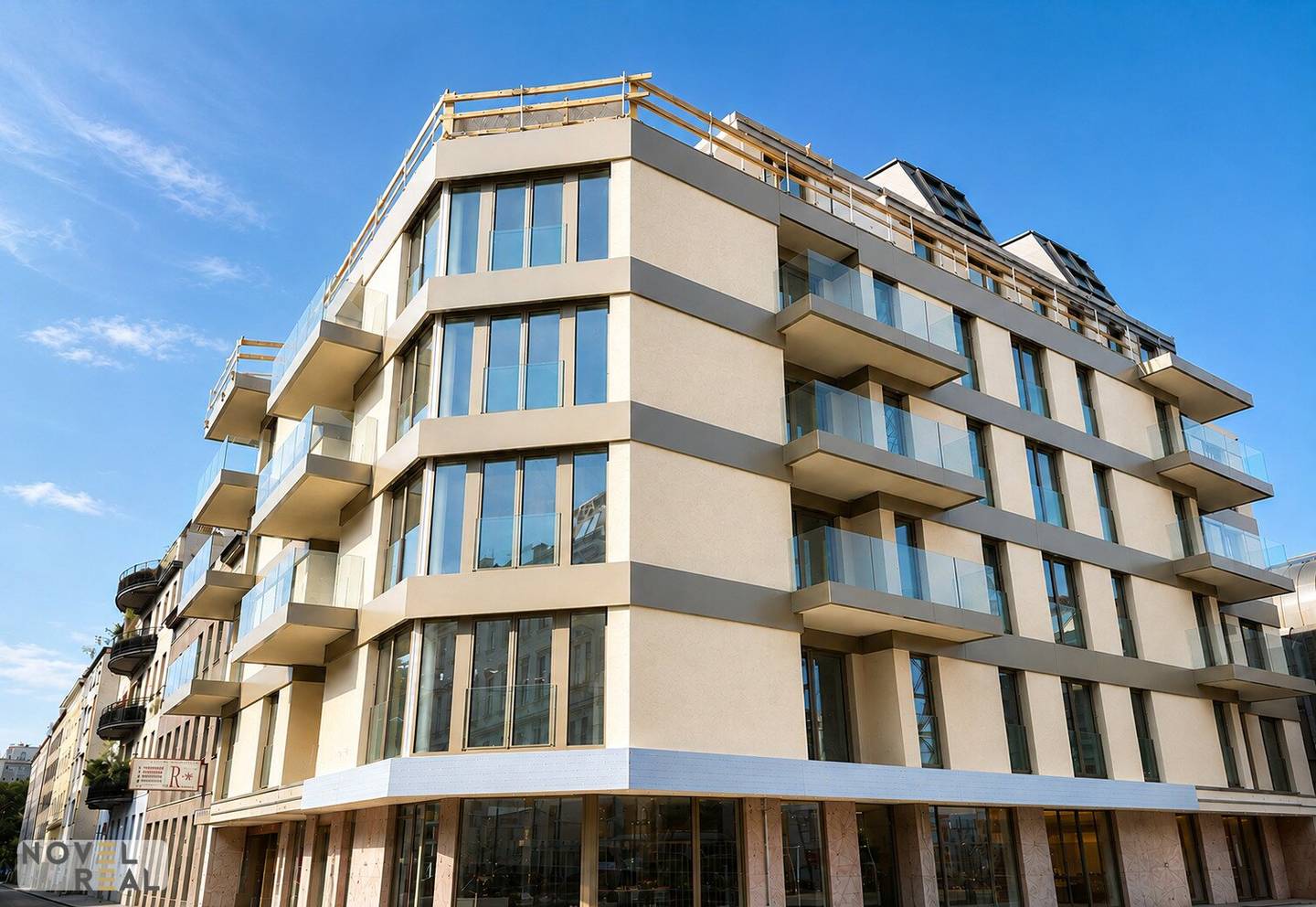 Wohnung mit Loggia und Parkblick Erstbezug