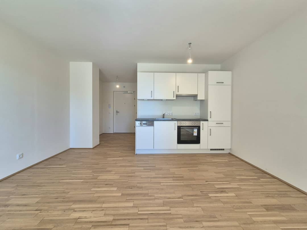Moderne 1-Zimmer-Wohnung mit offener Küche in Jakomini Graz – Erstbezug
