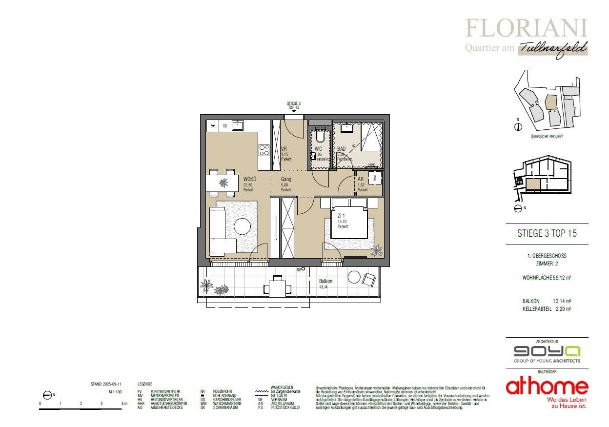 Apartment with Balcony First Occupancy No Commission