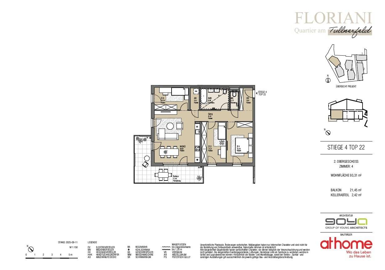 Neubau Wohnung mit großem Balkon nahe Bahnhof