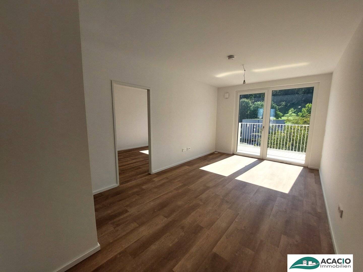 Modern apartment terrace balcony first occupancy